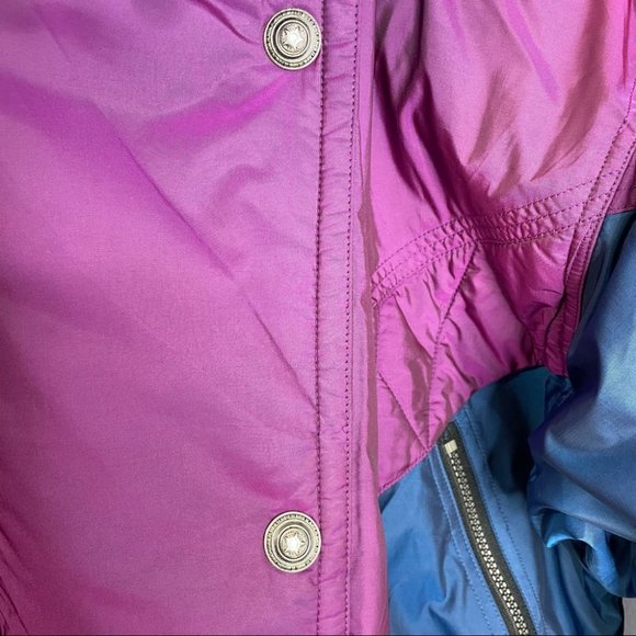 Ossi Ski Vintage Jacket Color Block Belted - Picture 6 of 13